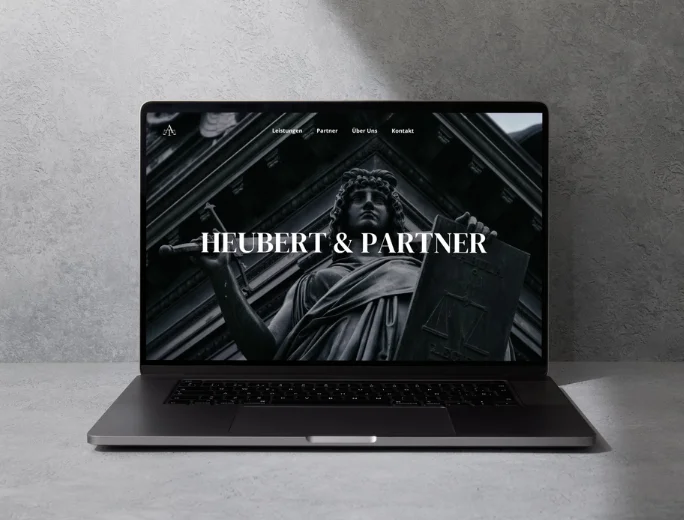 Website-Konzept Heubert & Partner Rechtsanwälte – Webdesign von RiverOne Hamburg